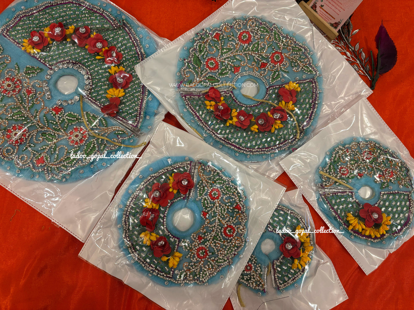 Mayuri poshak for laddu gopal