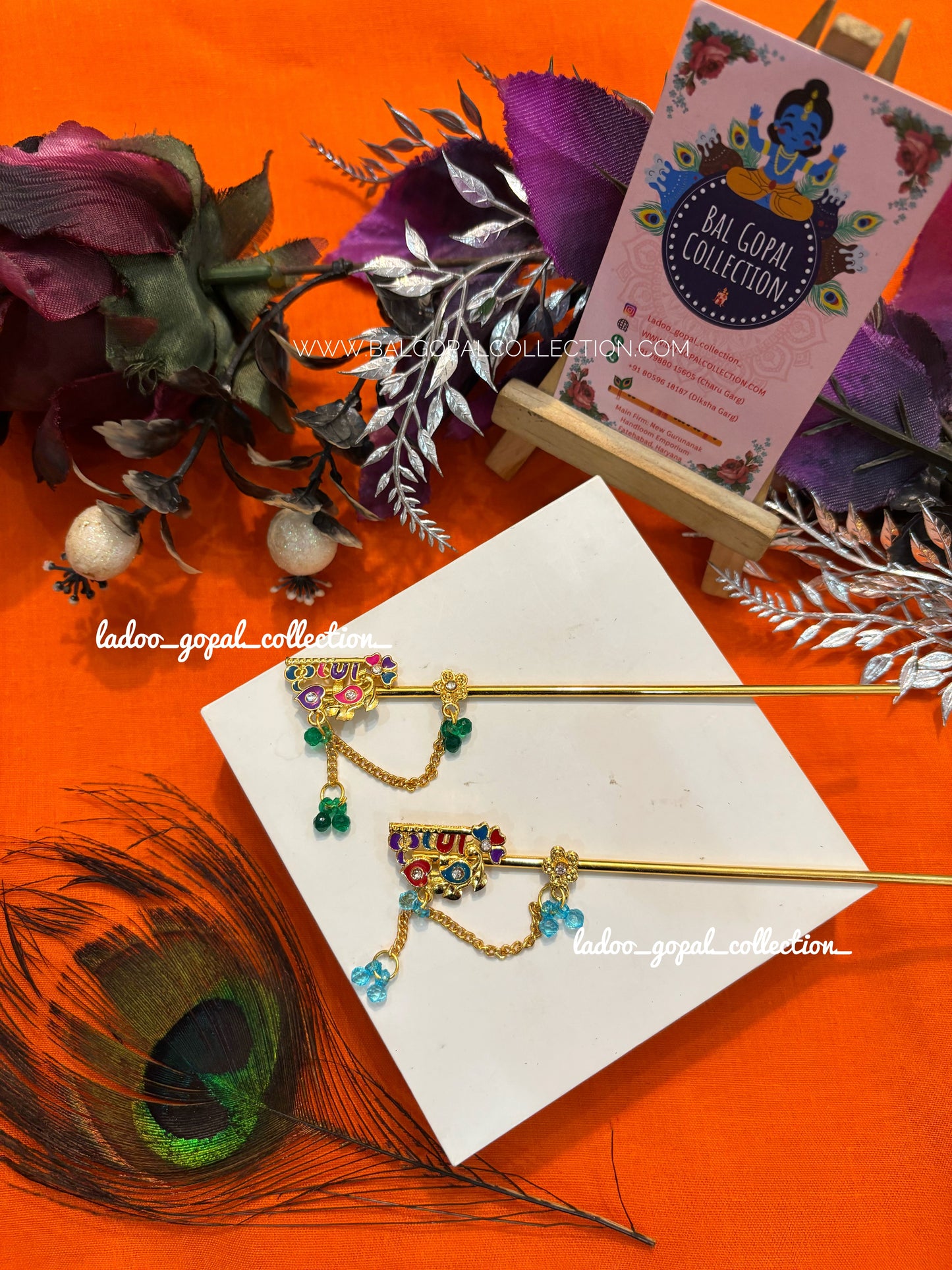Premium krishna bansi for laddu gopal