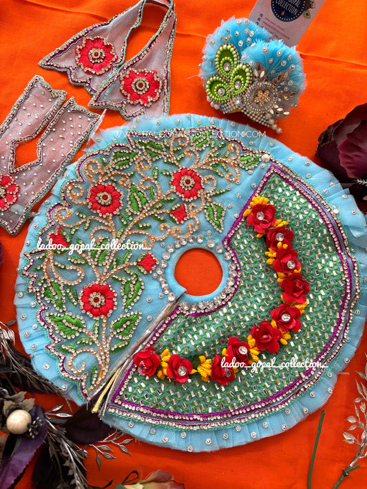 Mayuri poshak for laddu gopal