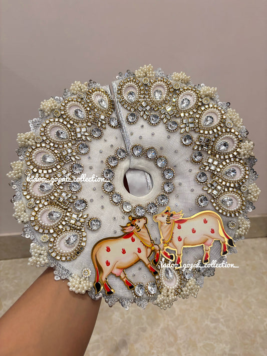 Heavy cow poshak for laddu gopal