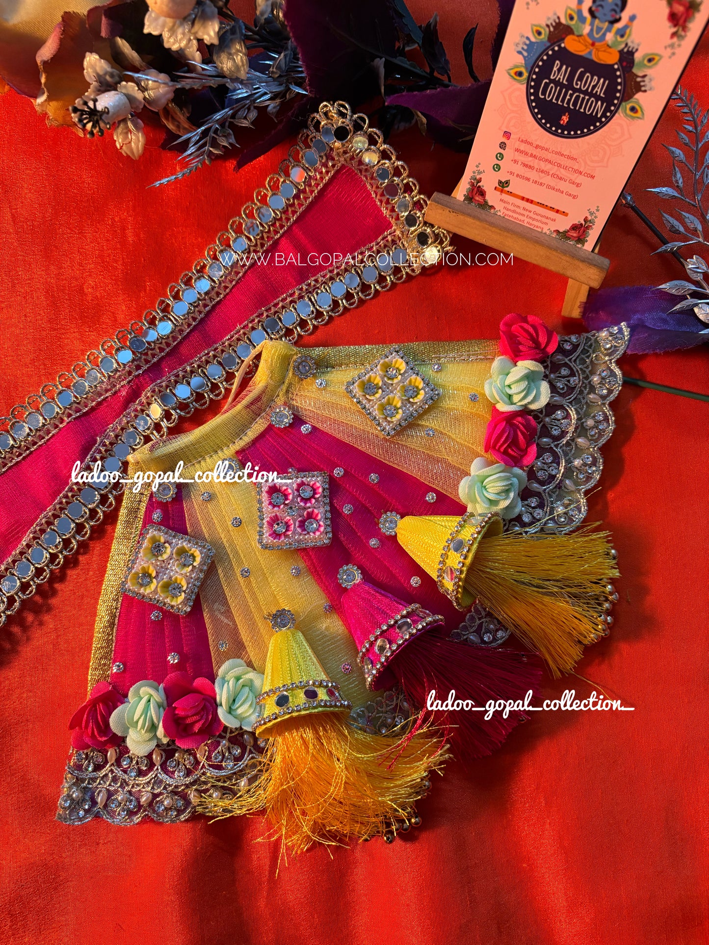 Heavy lehnga for mata rani