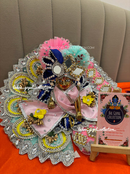 Mayuri poshak for laddu gopal