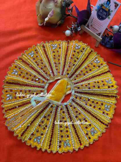 Heavy work velvet poshak size 5-6