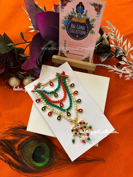 Heavy moti mala for laddu gopal size 5-6-7