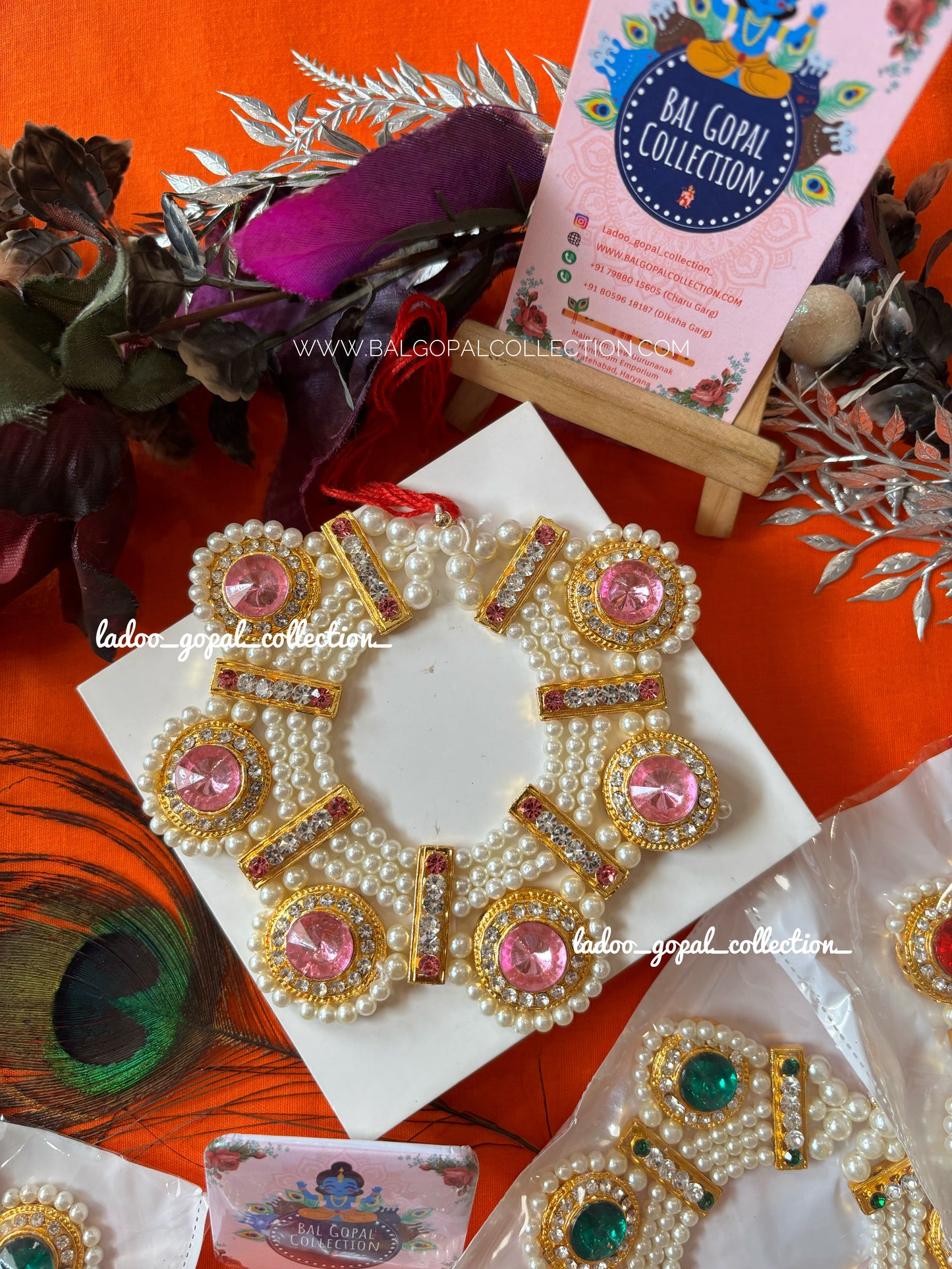 Big Shahi choker for laddu gopal