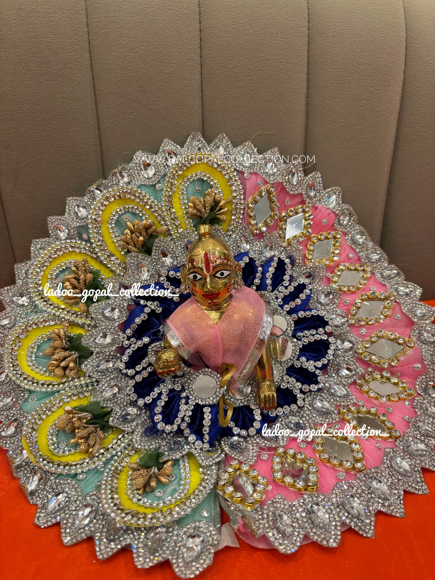 Mayuri poshak for laddu gopal