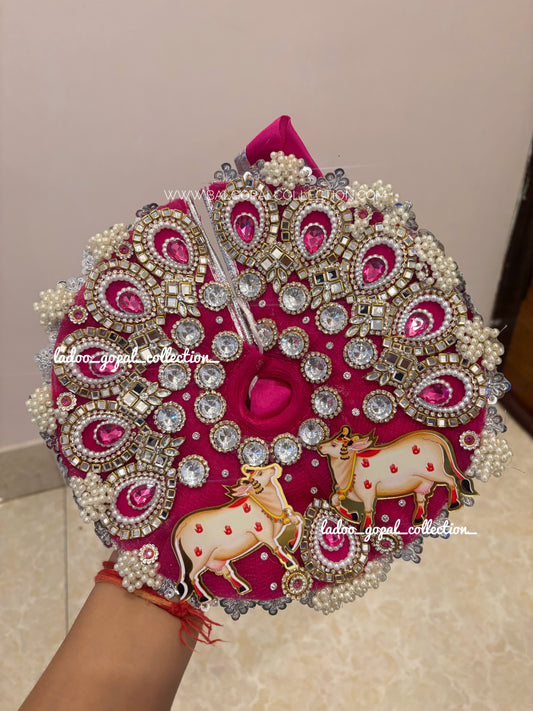 Heavy cow poshak for laddu gopal