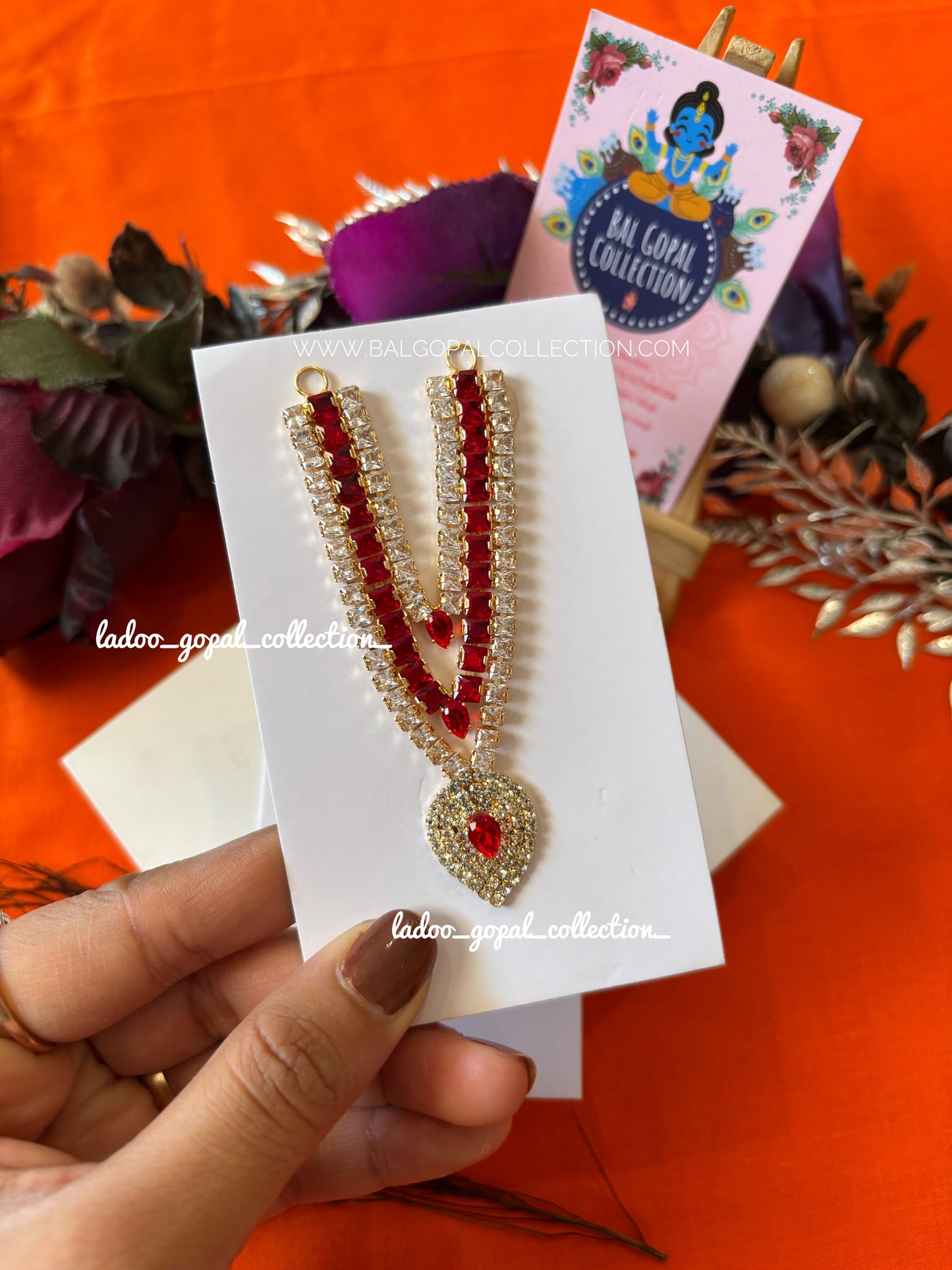 Premium layer AD mala for laddu gopal size 5-6-7
