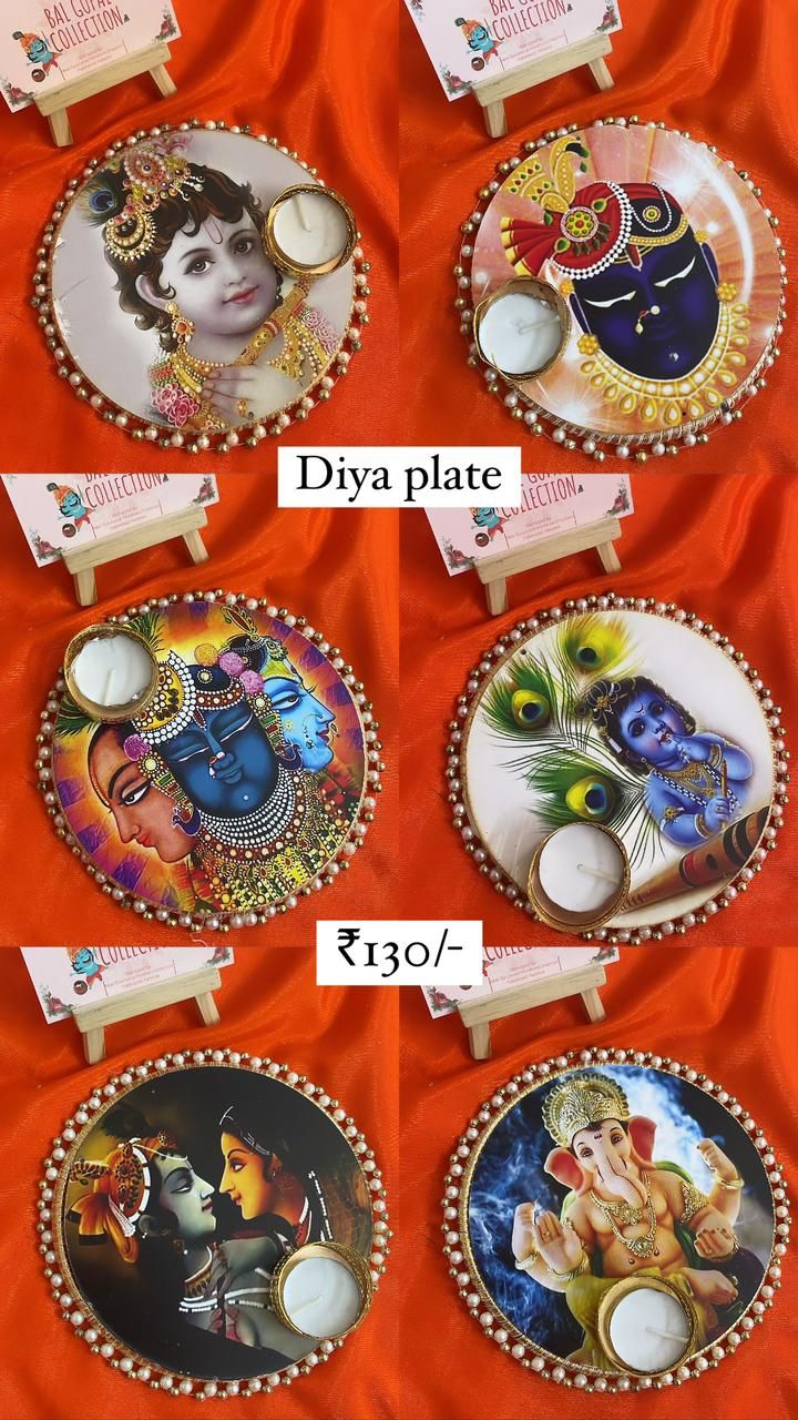 Small diya plate or tilak plate