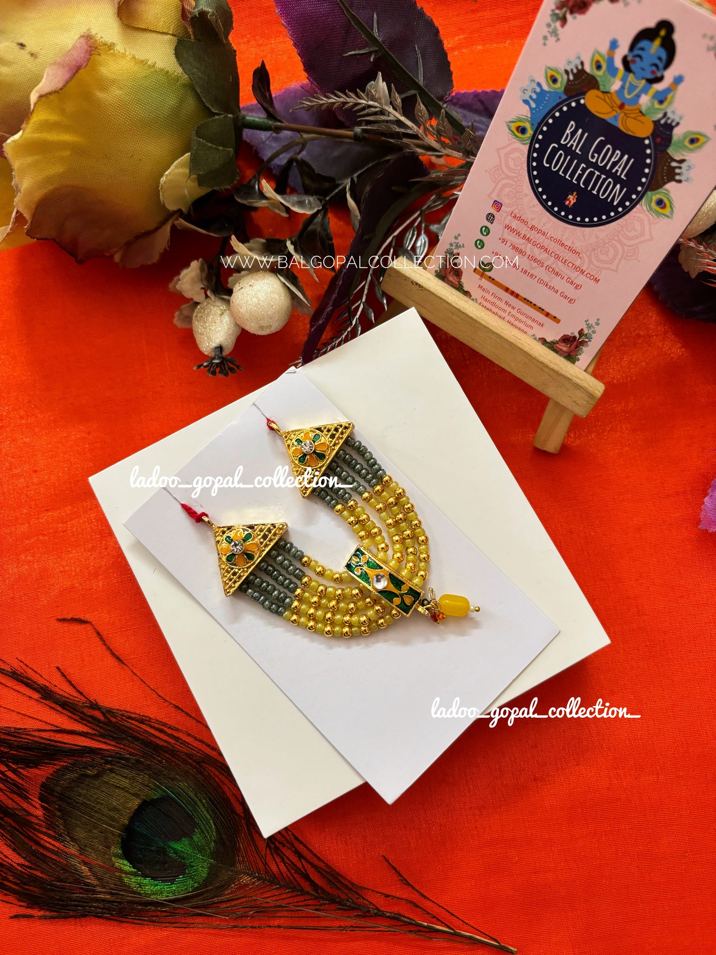 Leela mala for laddu gopal size 5-6