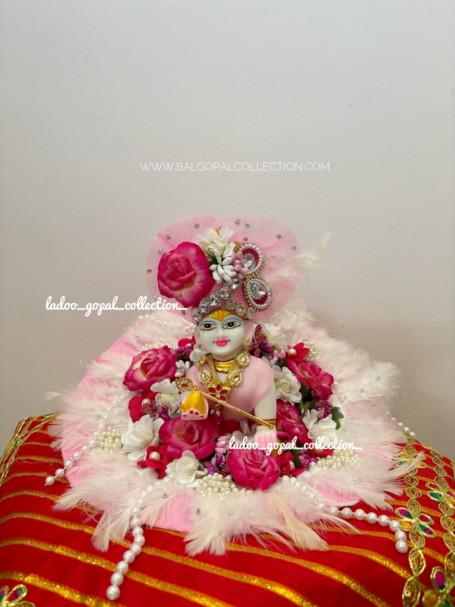 Gulab prem poshak for laddu gopal