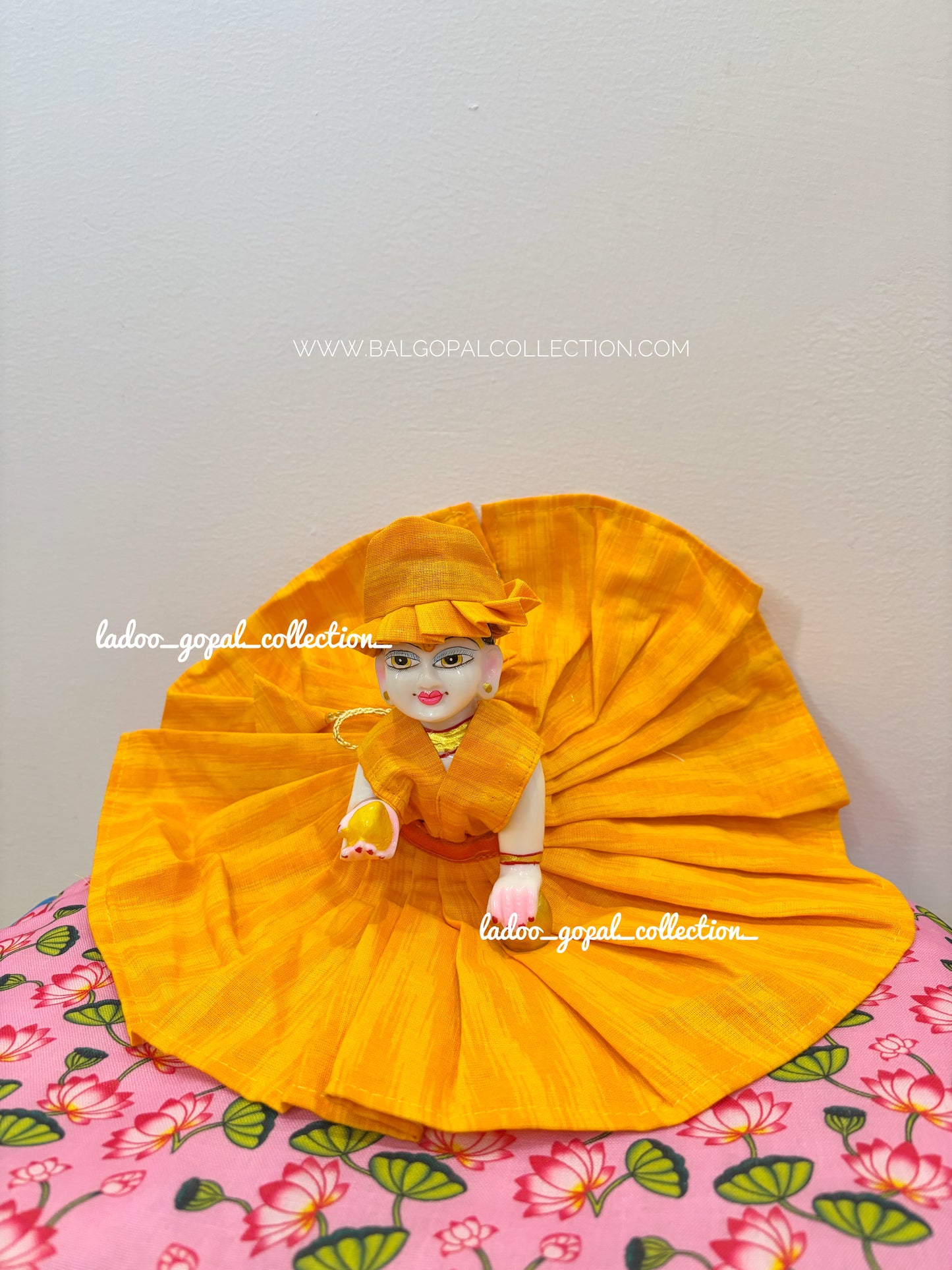 Cotton frock for laddu gopal