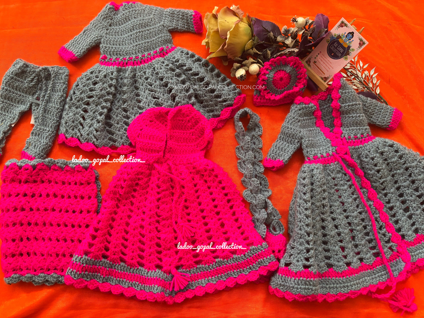 Woollen radha krishna poshak