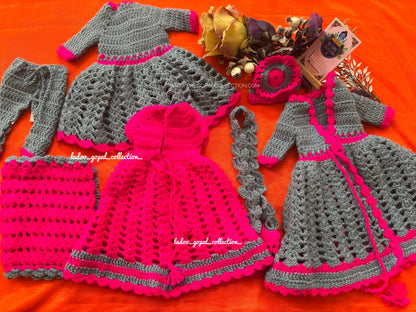 Woollen radha krishna poshak