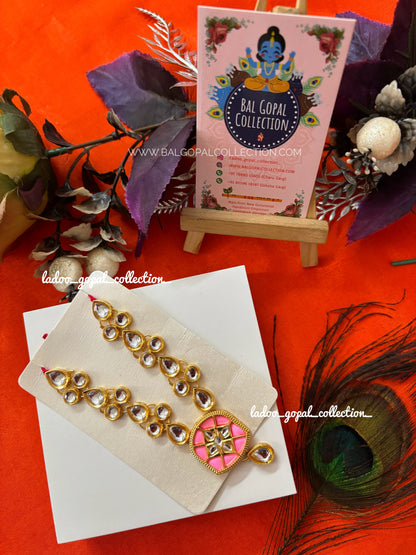 Ruby mala for laddu gopal size 5-6-7