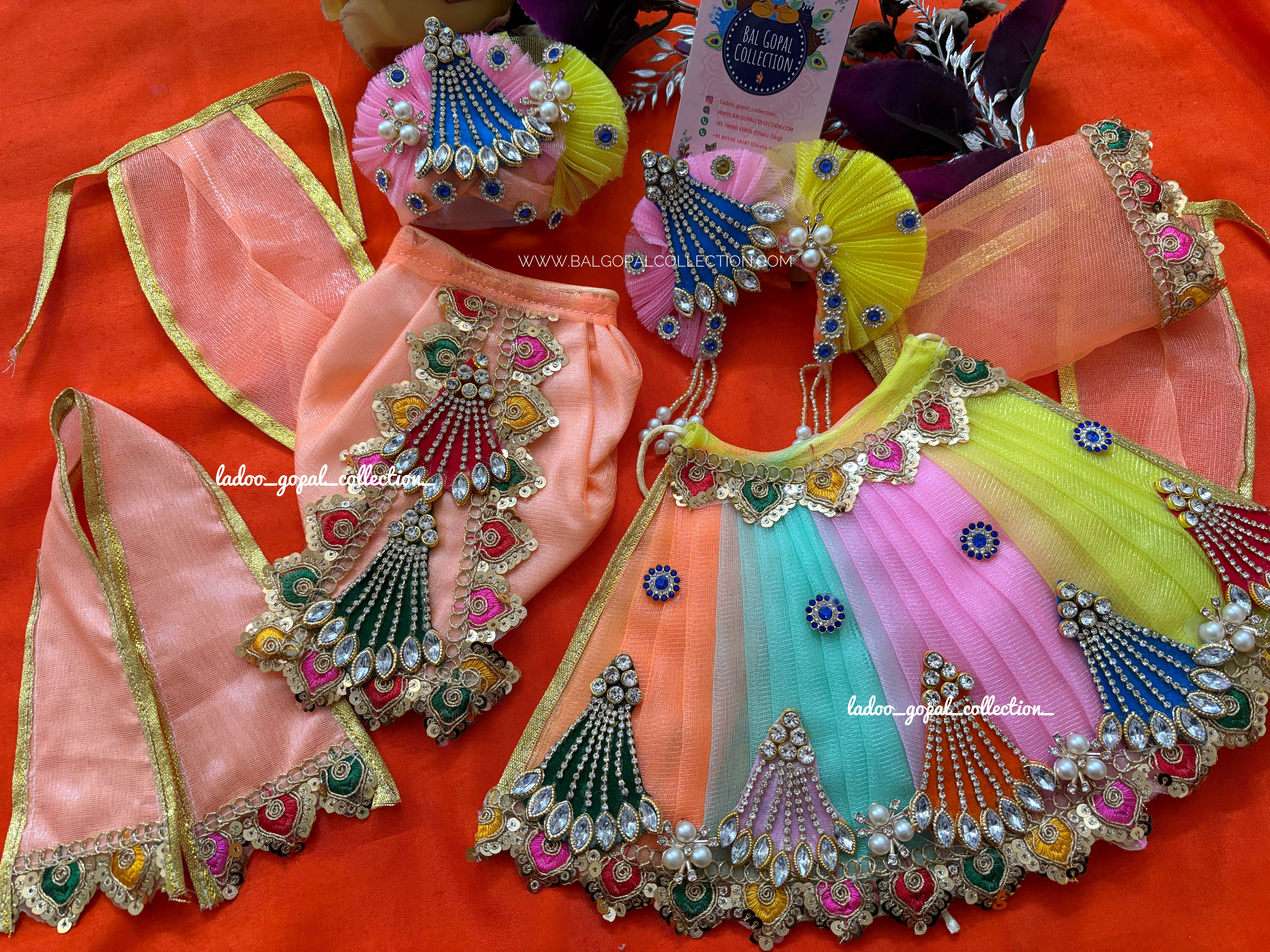 Gopal Rk Radha-krishna Poshak (RK Set) – Bal Gopal Collection