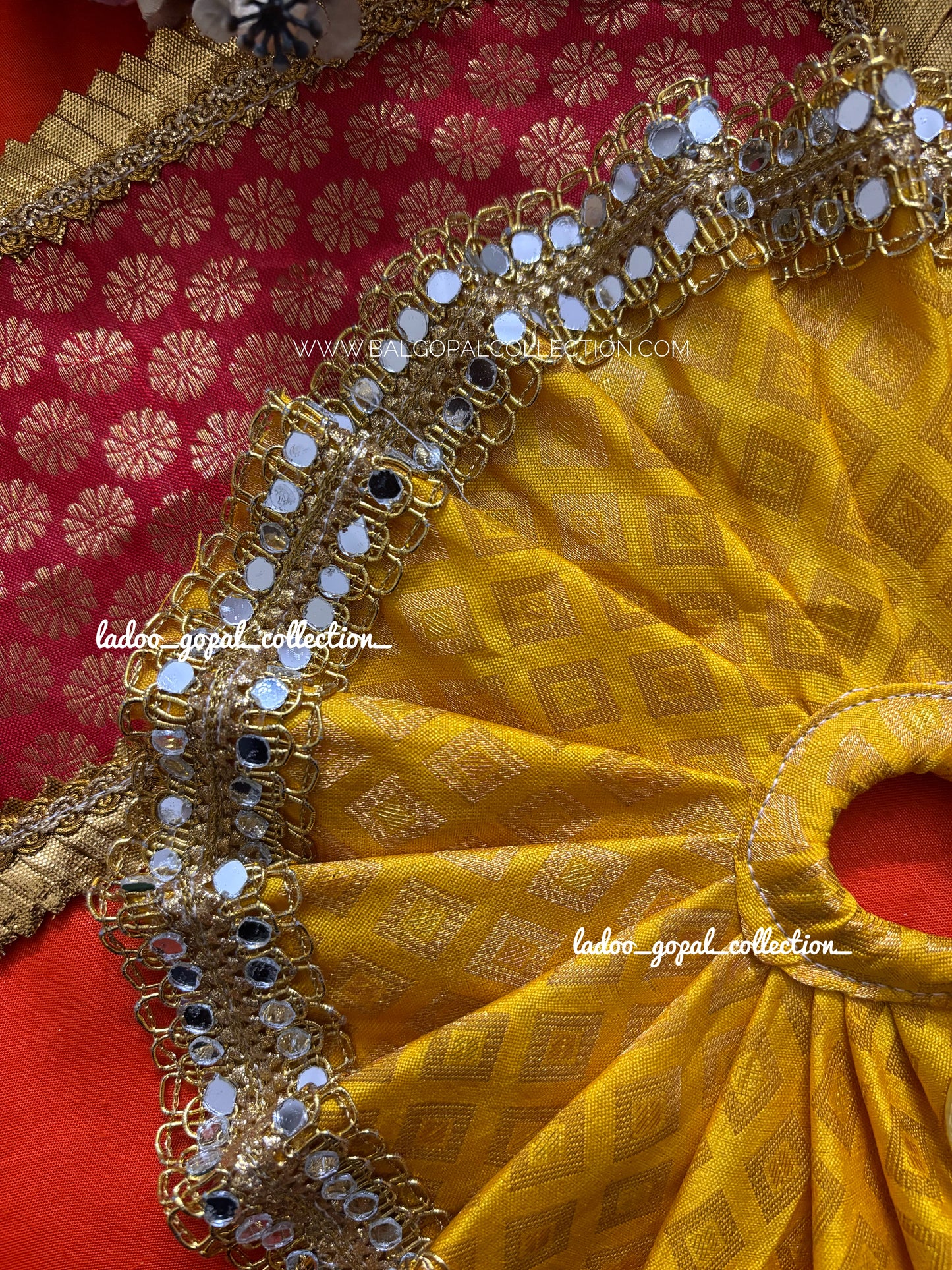 Yellow poshak for laddu gopal