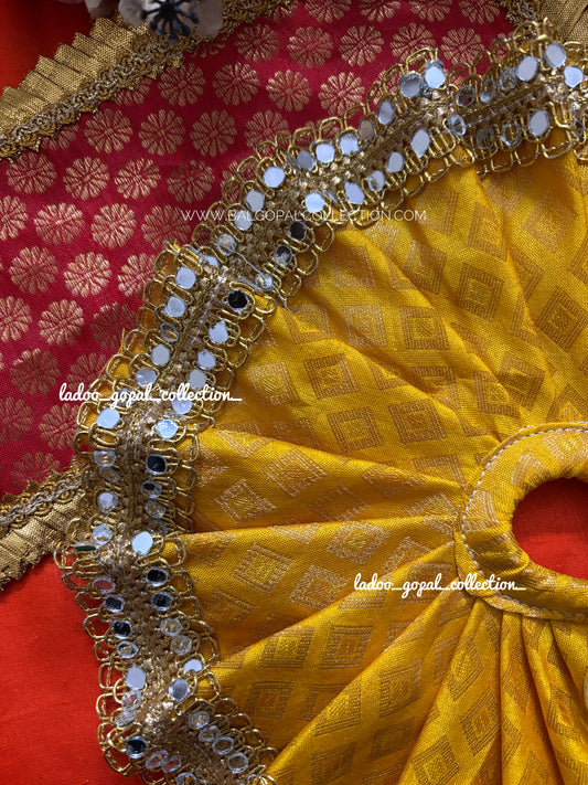 Yellow poshak for laddu gopal