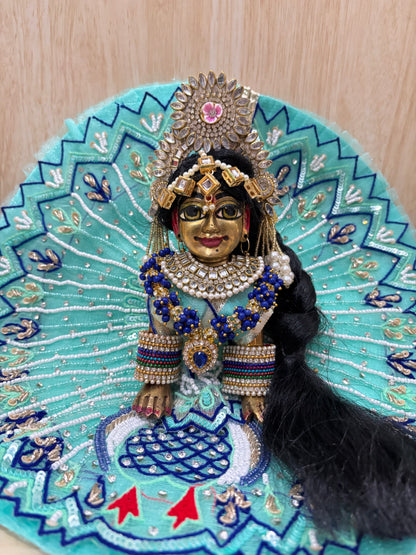 Mathapatti for radha rani and laddu Gopal