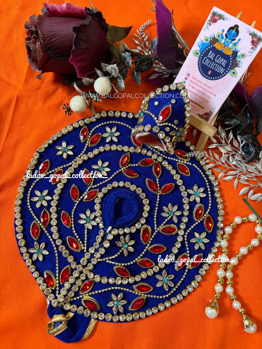 Heavy kundan poshak for laddu gopal