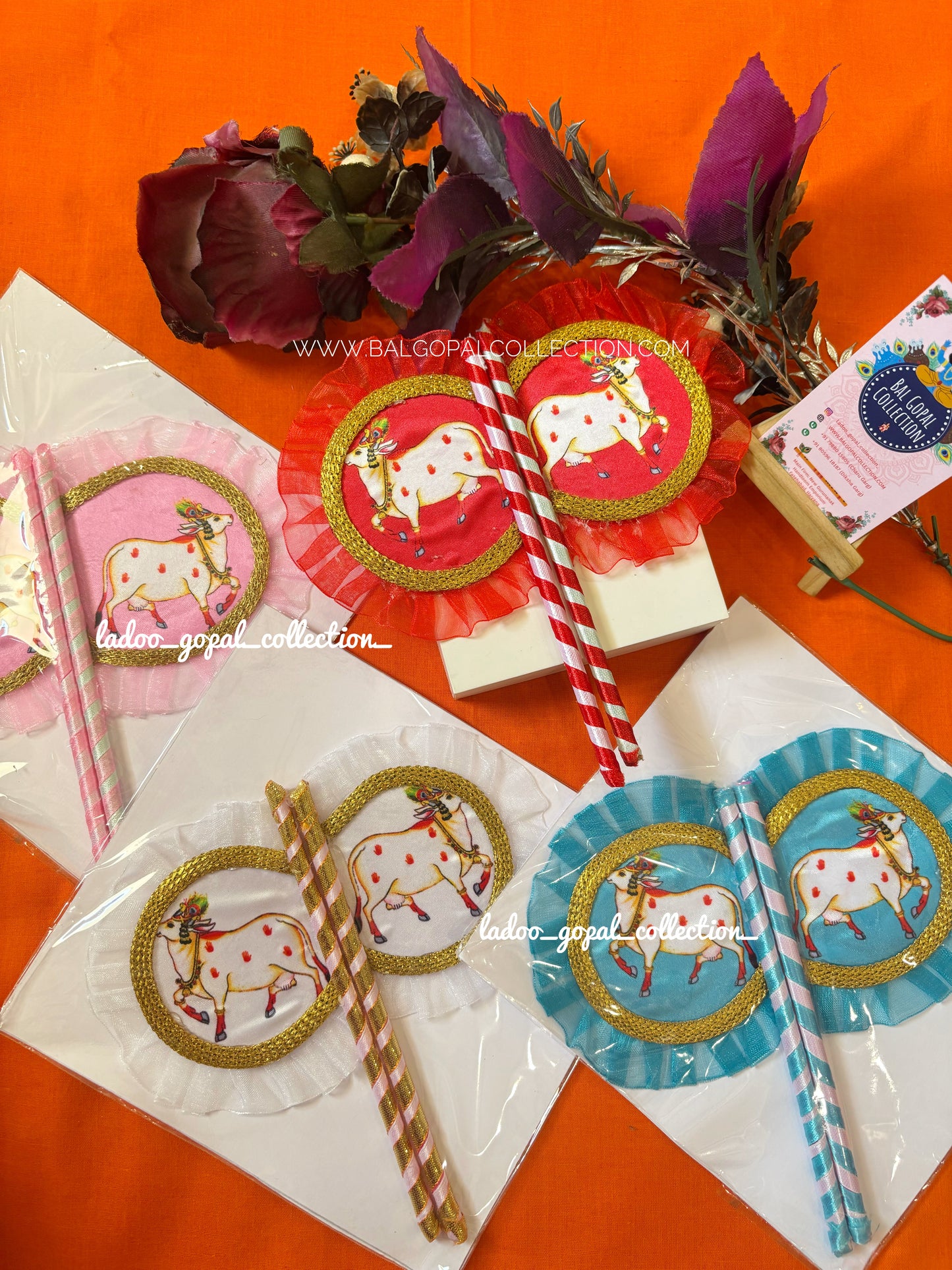 Cow pankhi for laddu gopal