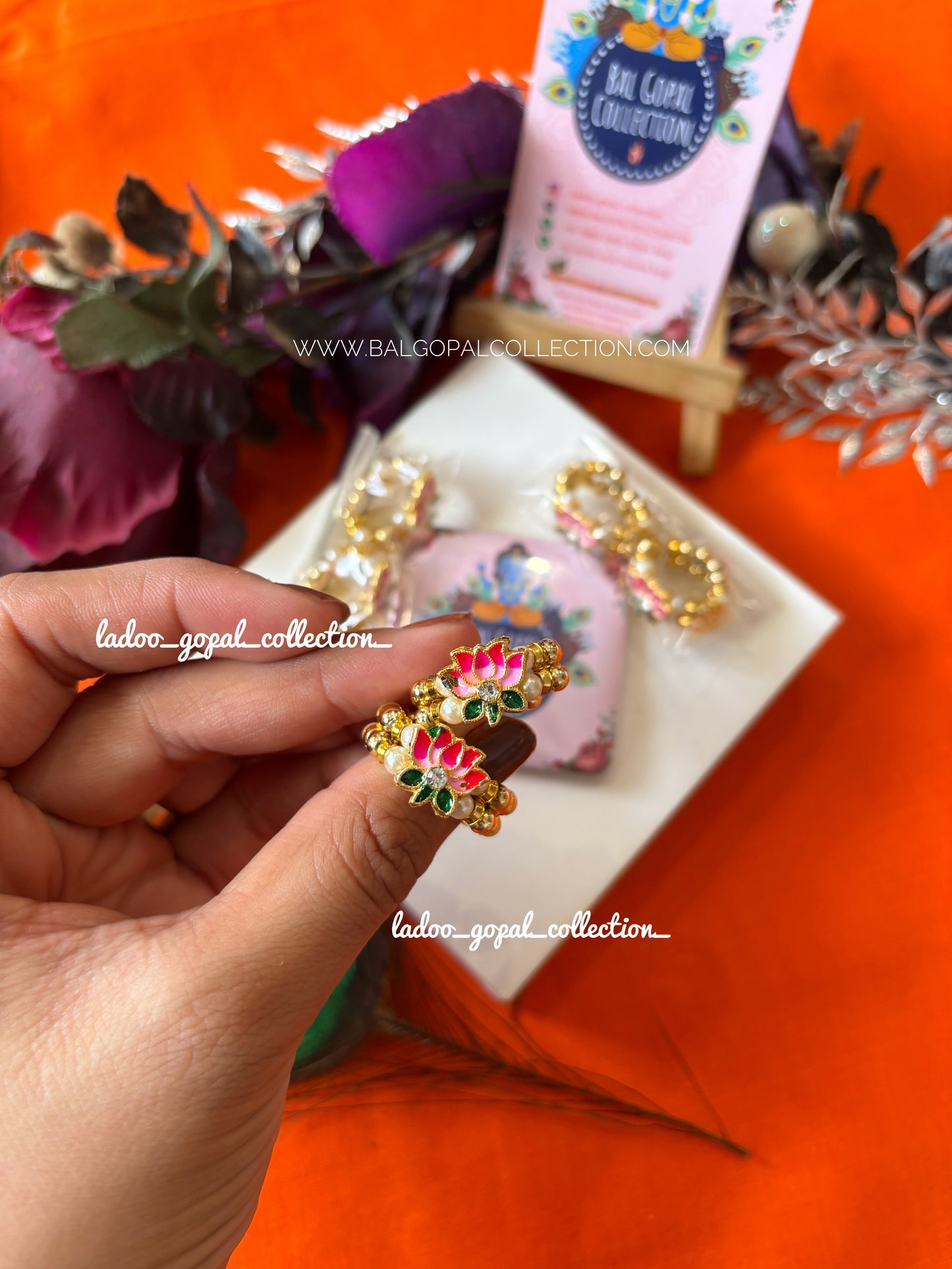 Kamal bangles for laddu gopal size 4-5-6