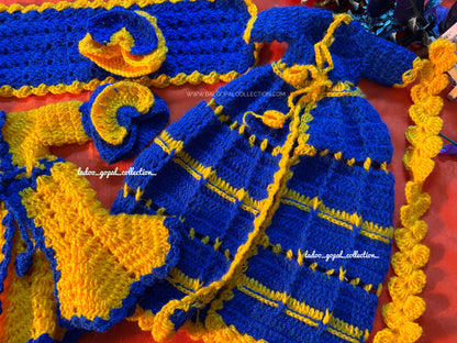 Woollen radha krishna poshak