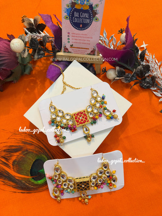 Premium kundan mala for laddu gopal