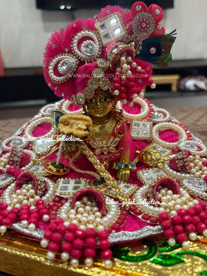 Premium Laddu Gopal Poshak with Pagdi