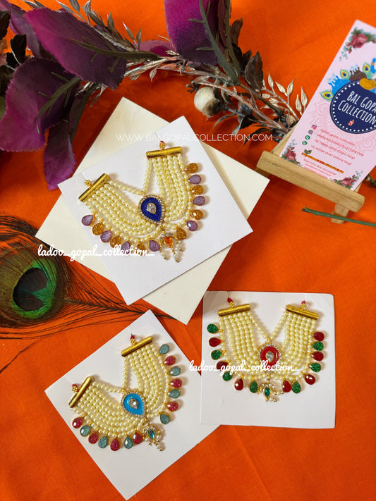 Heavy moti mala for laddu gopal for size 5-6-7