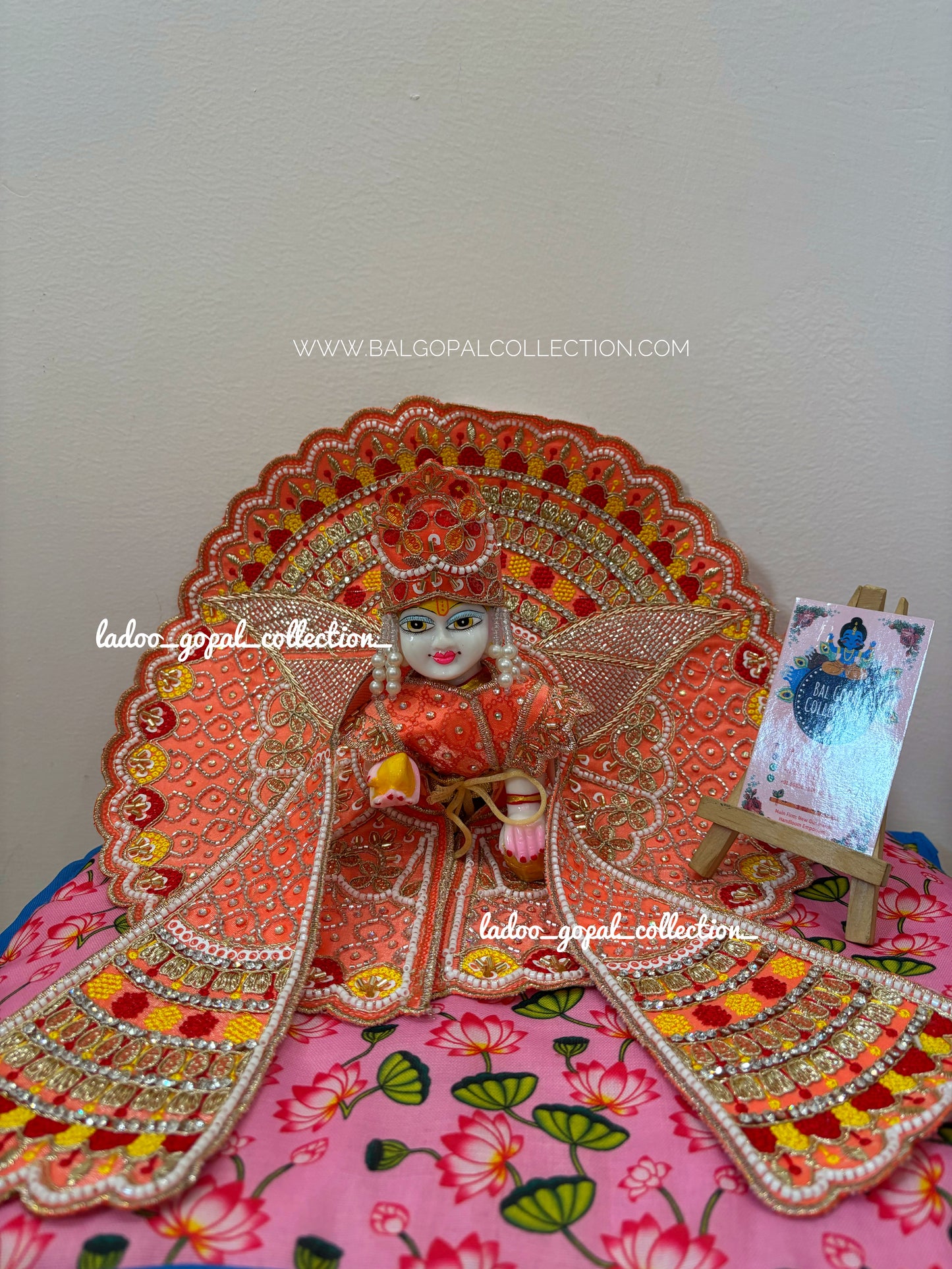 Premium heavy poshak for laddu gopal