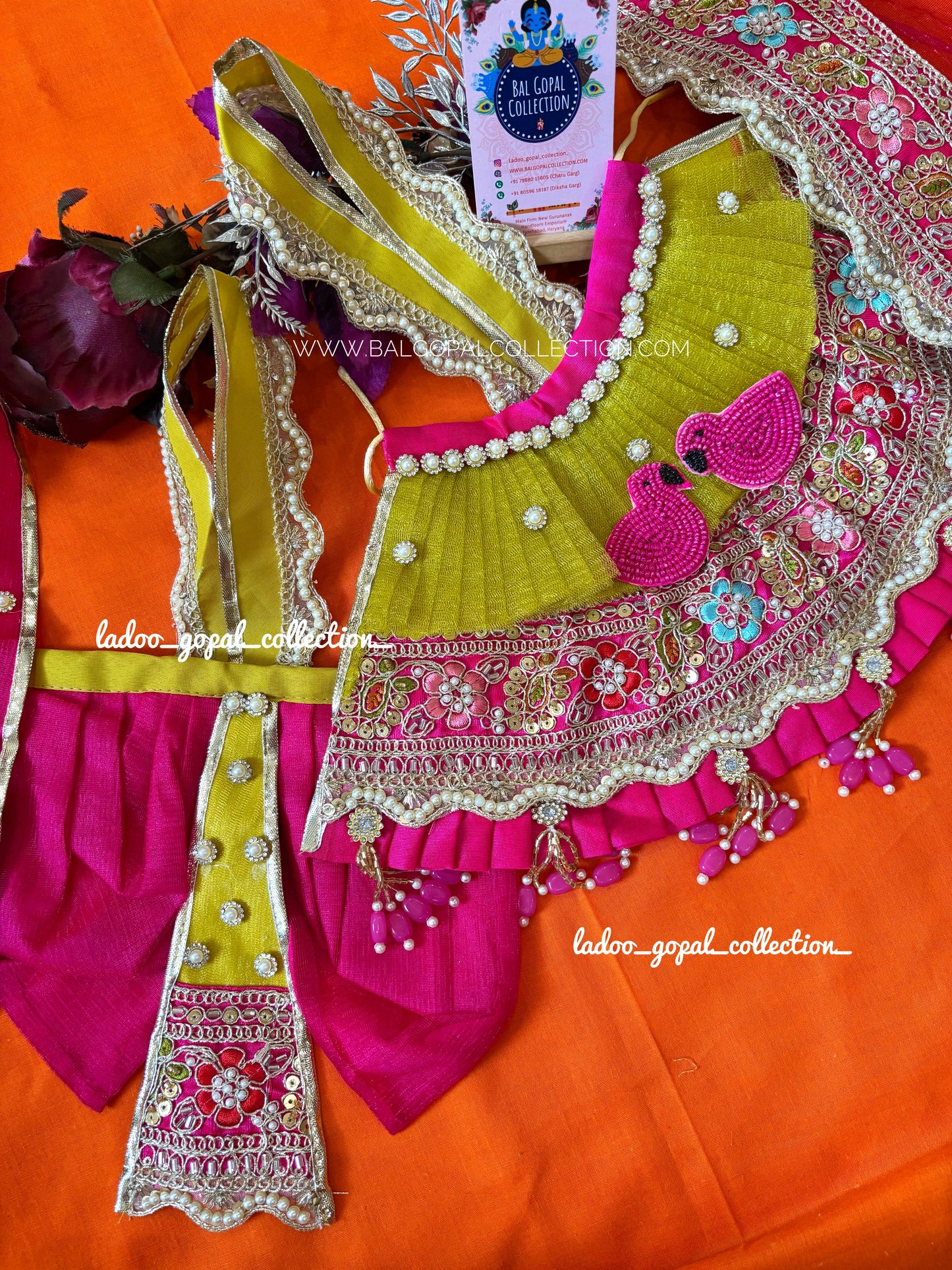 Royal Teej radha krishna poshak (RK SET)