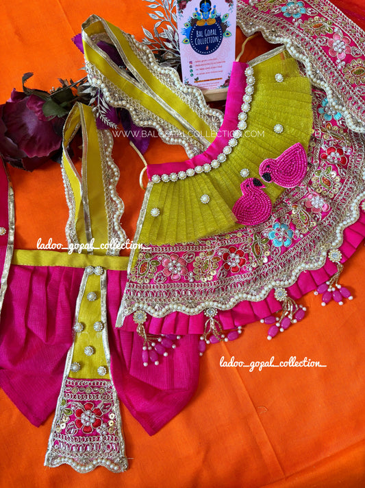 Royal Teej radha krishna poshak (RK SET)