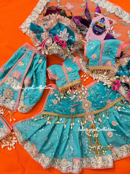 Premium shahi Radha krishna poshak ll Diwali special