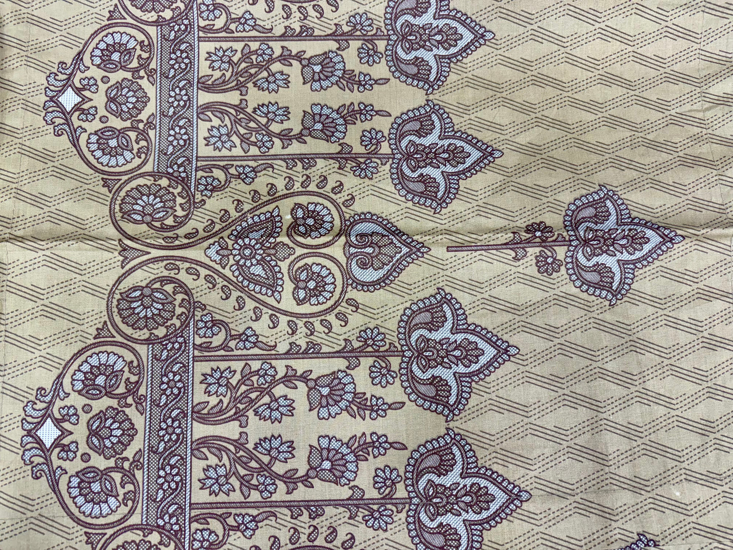 Royal Heritage 100% Cotton King Size Bedsheet