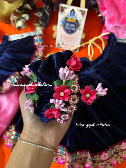 Velvet Radha-krishna Poshak (RK Set)