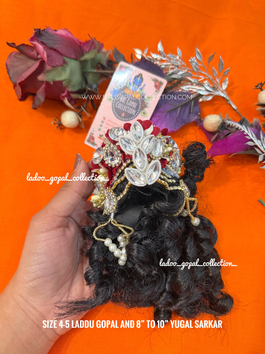 Heavy premium kesh for laddu gopal size 4-5
