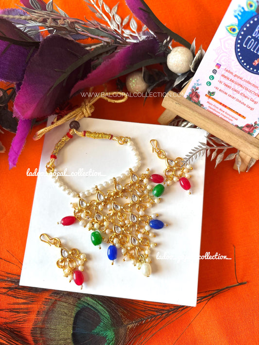 Rajasthani set for laddu gopal size 4-5-6-7