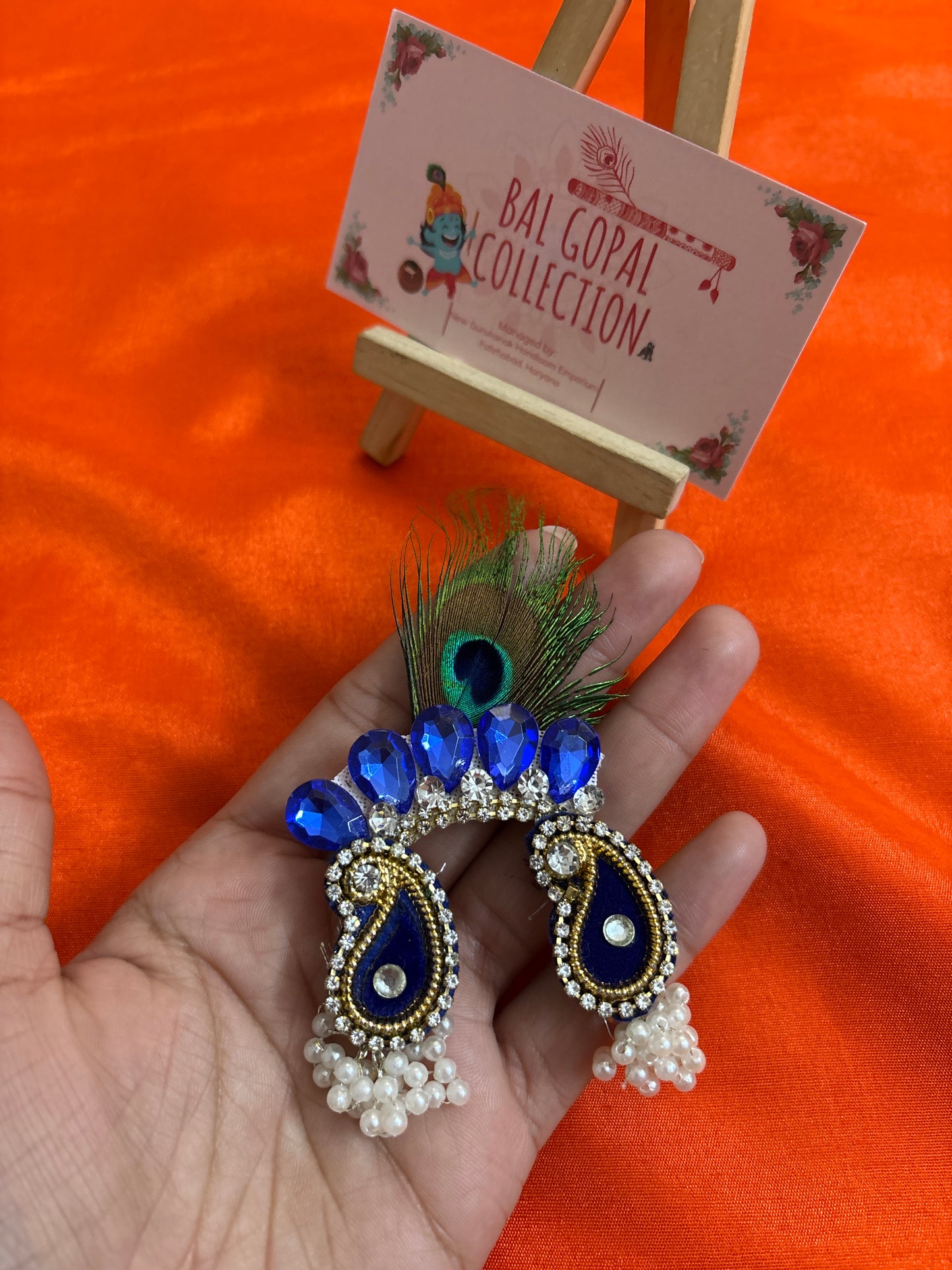 Blue stone chandrika size 2-3