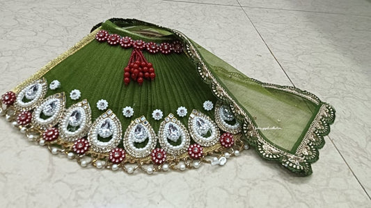 Lehnga patka for mata rani