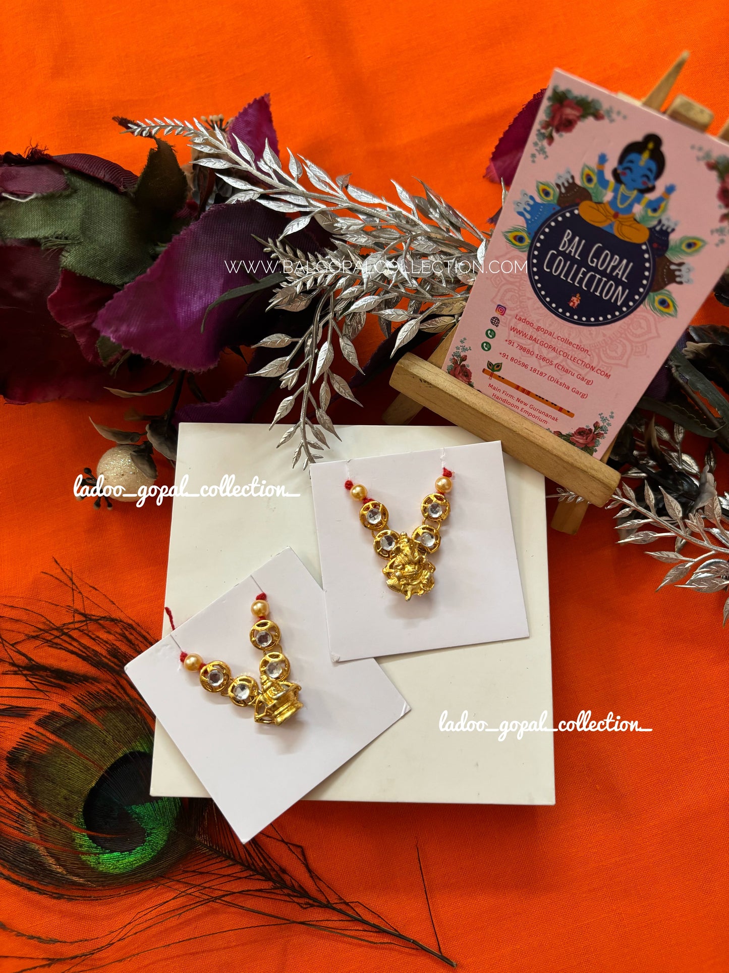 Small ganpati mala for laddu gopal