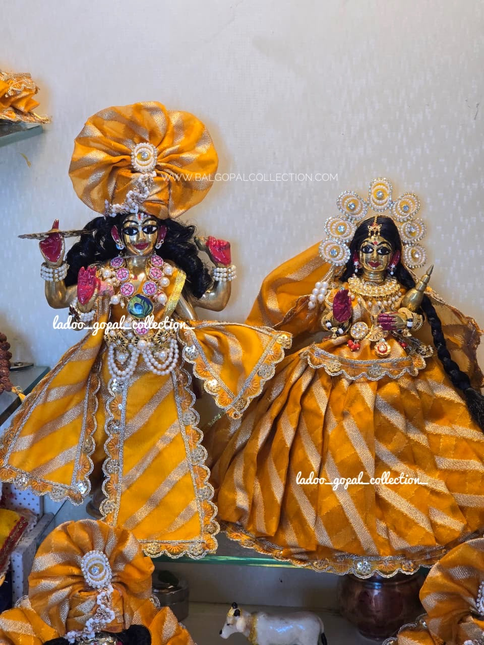 Lehriya cotton Radha krishna Poshak (RK Set)