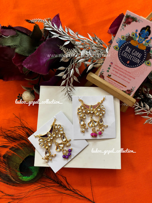 Small kundan mala for laddu gopal size 1-2-3