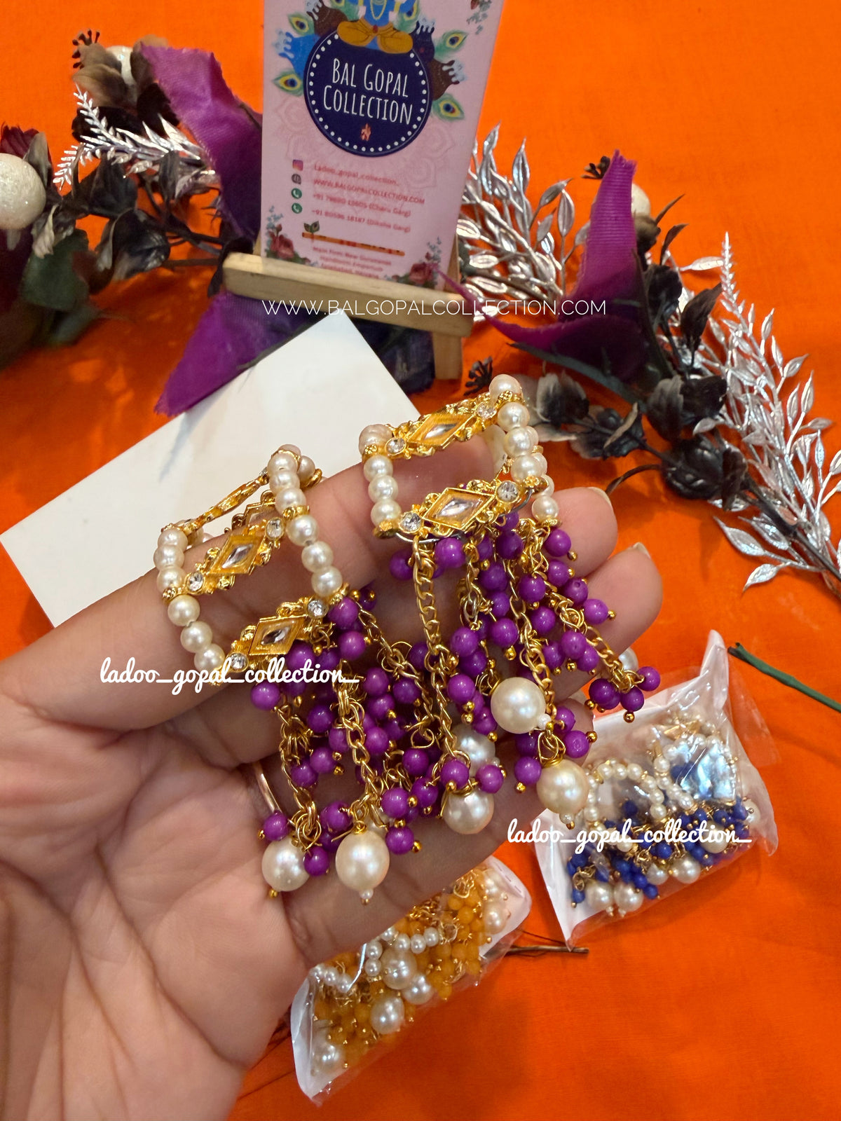 Heavy latkan bangles for laddu gopal
