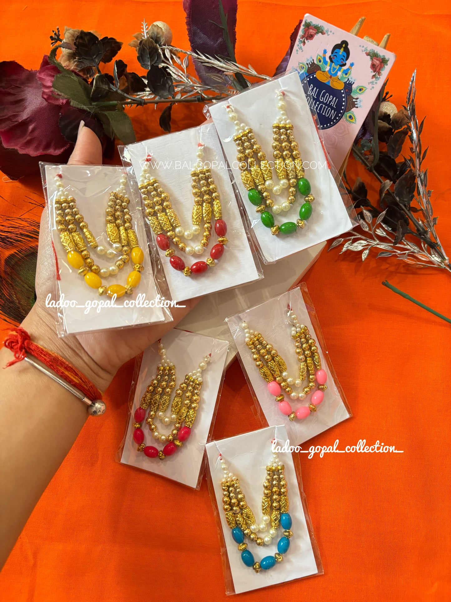 Mala for laddu gopal size 4-5-6