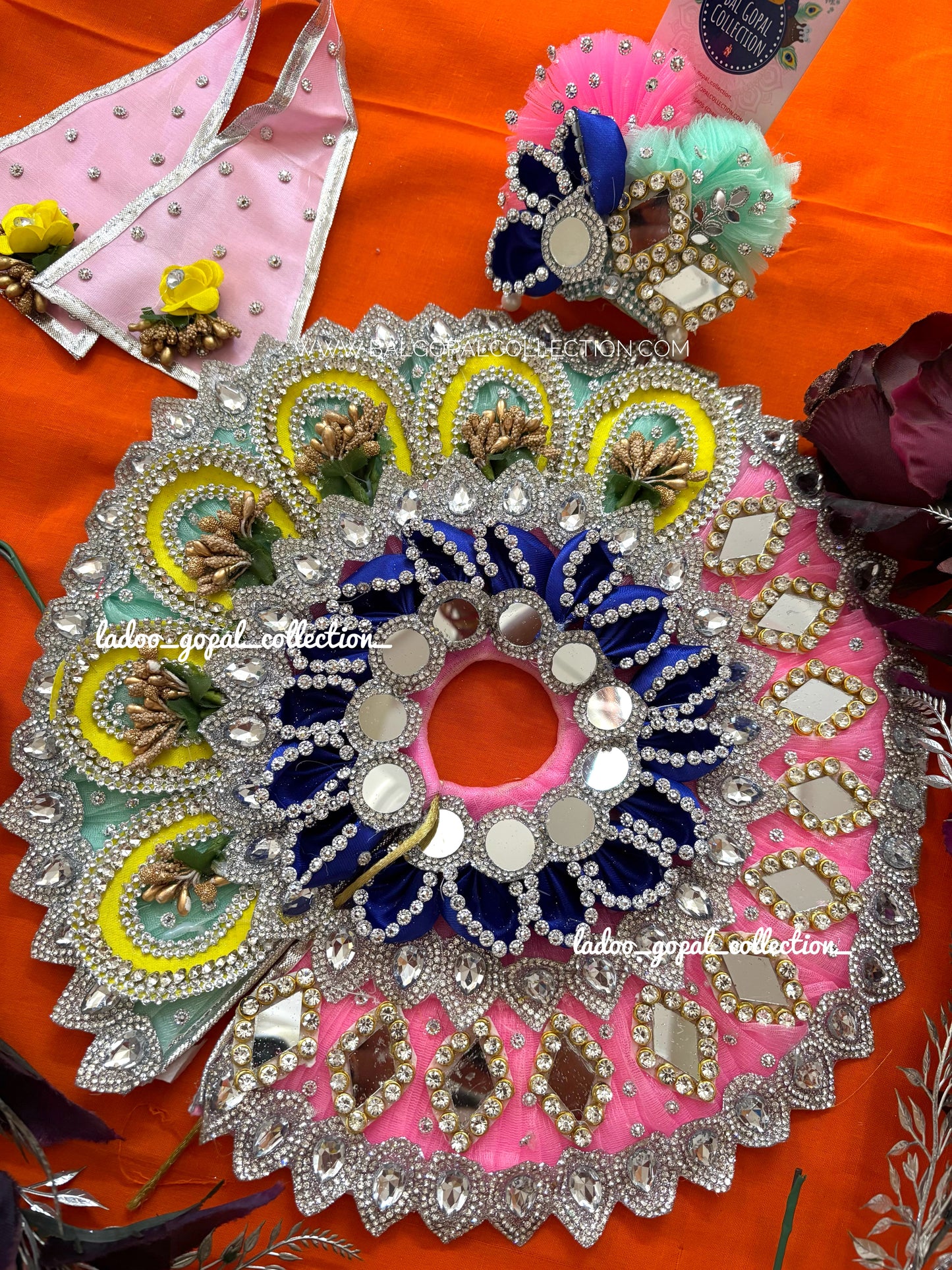 Mayuri poshak for laddu gopal