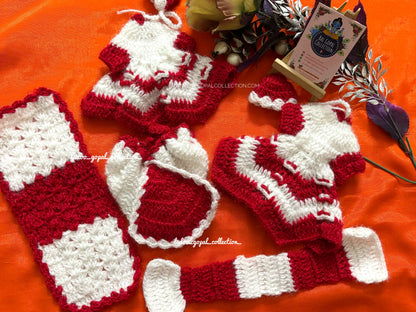 Woollen radha krishna poshak