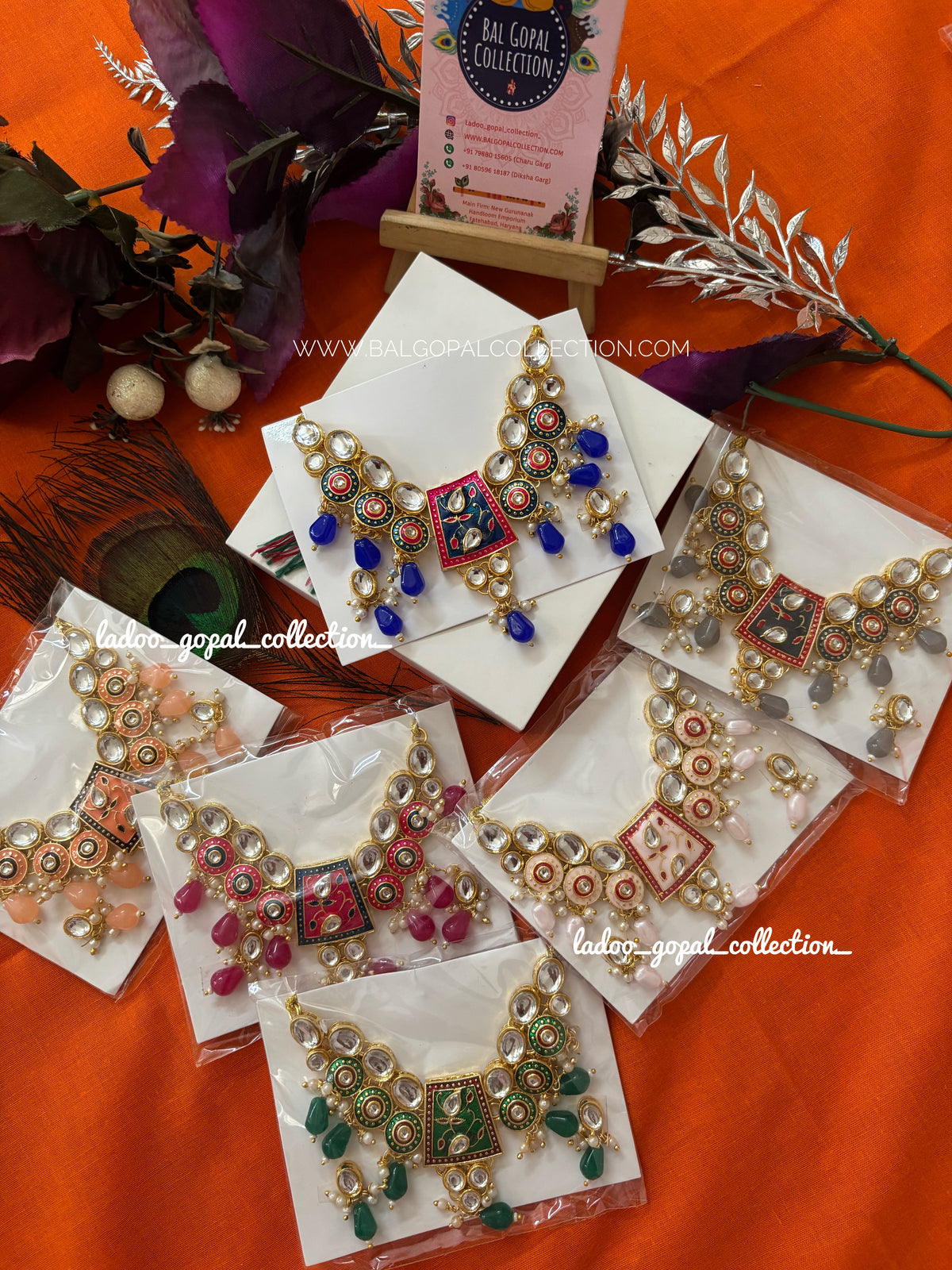 Bal Collection Vaibhav mala for laddu gopal (big size) – Bal Gopal Collection