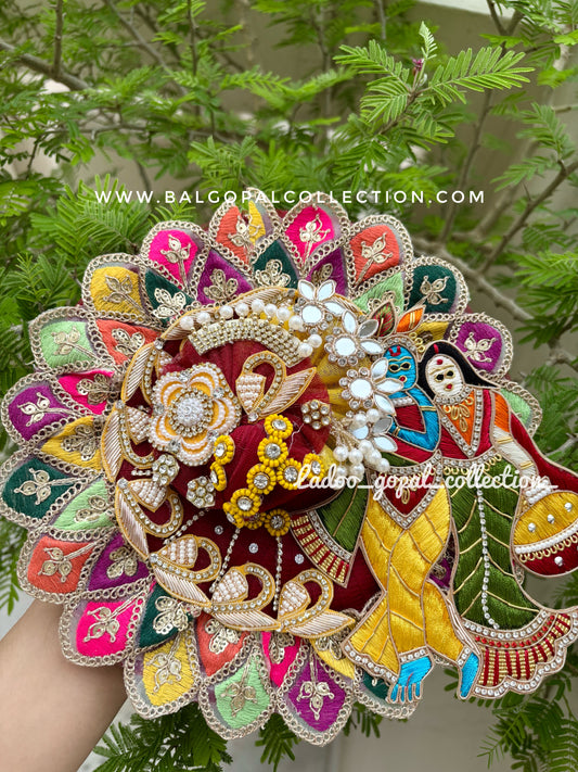 Radha krishna heavy poshak for laddu gopal