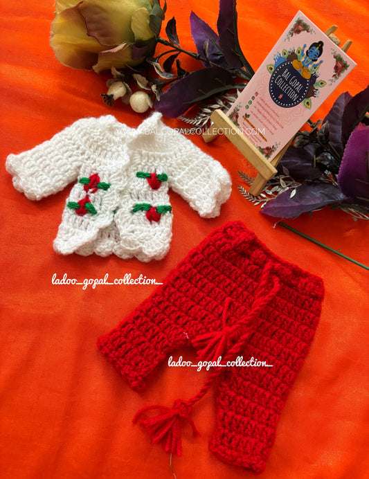 Woollen kurta pjama for laddu gopal Size 7